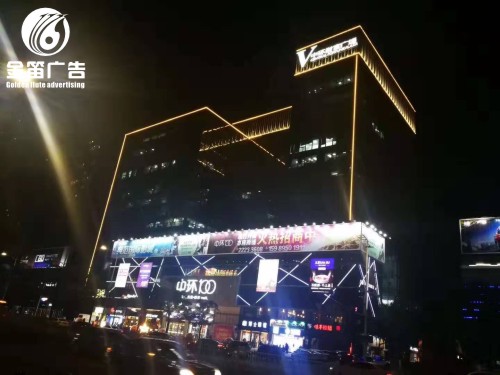 中环100LED亮化工程制作厂家
