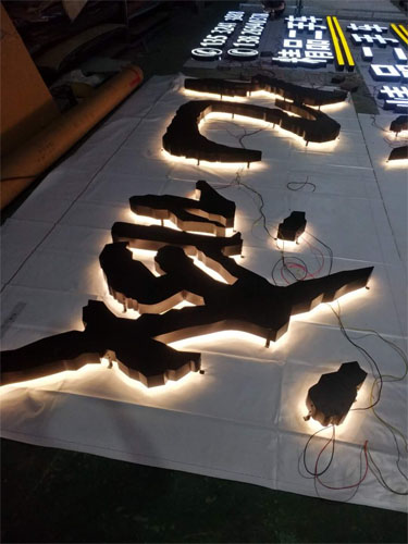 广东亿诚LED背发光字 东莞LED背发光字制作厂家